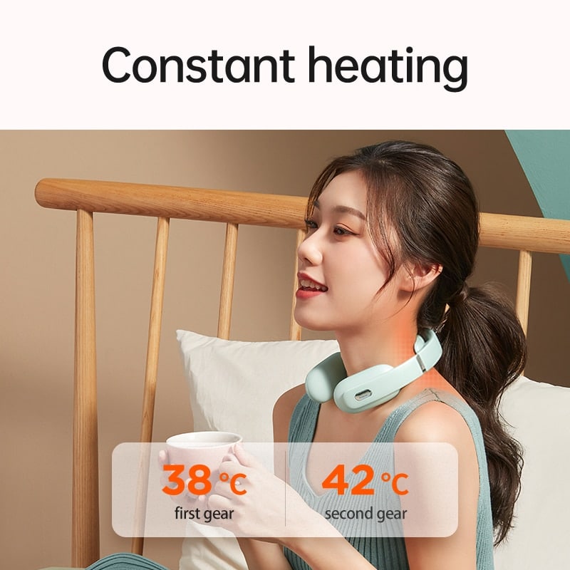 Wireless Neck Massager Electric Smart Pulse Relieve Pain Voice Prompt 6 Wireless Neck Massager Electric Smart Pulse Relieve Pain Voice Prompt 6