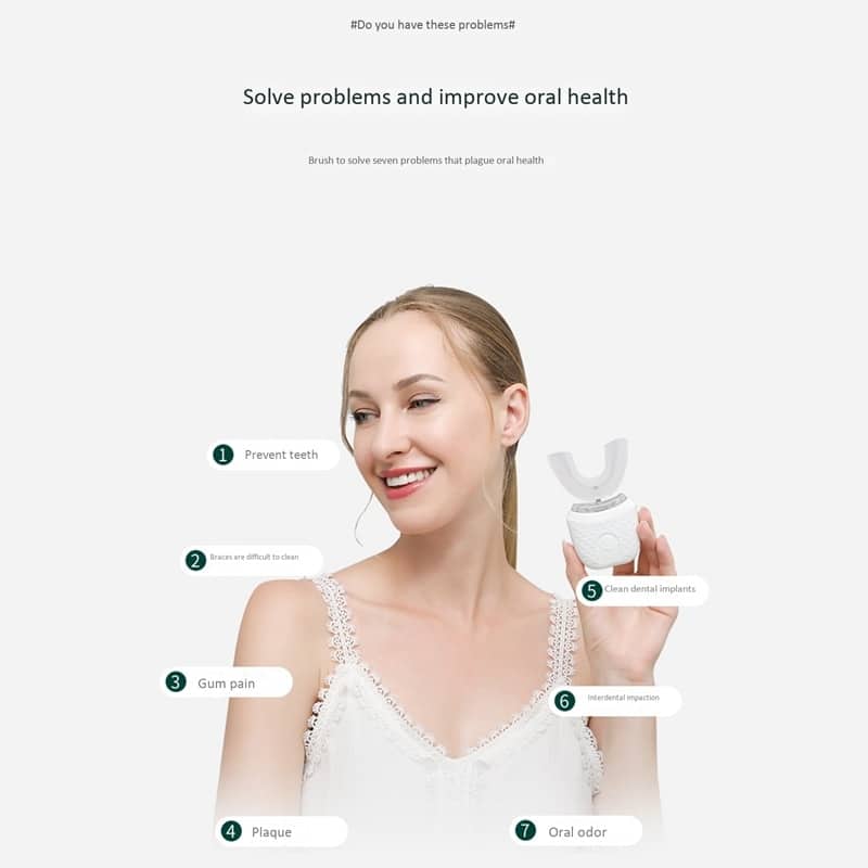 U-Type Electric Toothbrush Adult Full Automatic Charging 5 U-Type Electric Toothbrush Adult Full Automatic Charging 5