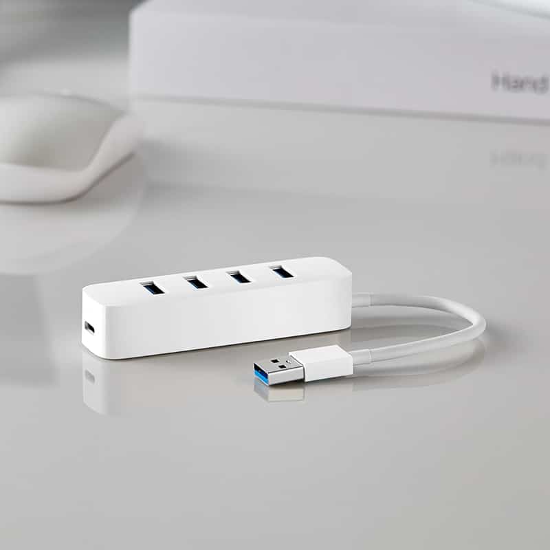 XIAOMI 4 Ports USB3.0 Hub with Stand-by Power Supply Interface USB Hub Extender Extension Connector Adapter for PC Laptop 4 XIAOMI 4 Ports USB3.0 Hub with Stand-by Power Supply Interface USB Hub Extender Extension Connector Adapter for PC Laptop 4