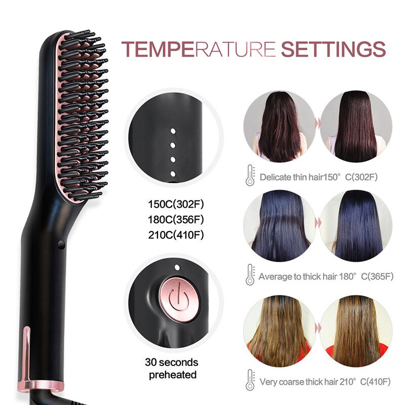 Hair Straightener Brush Men Beard Hair Straightener 5 Hair Straightener Brush Men Beard Hair Straightener 5
