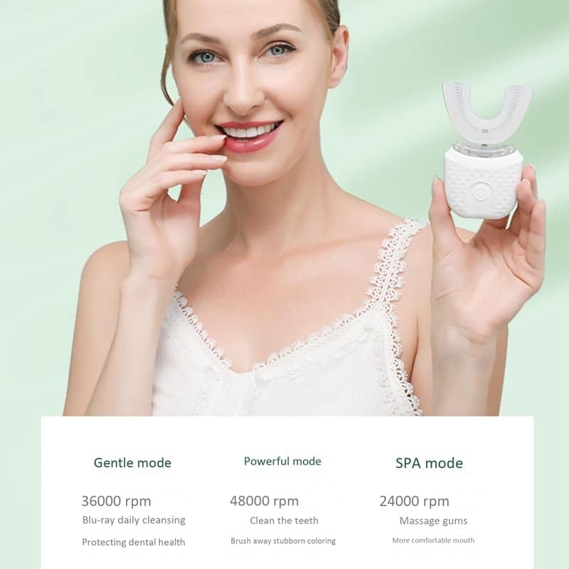 U-Type Electric Toothbrush Adult Full Automatic Charging 3 U-Type Electric Toothbrush Adult Full Automatic Charging 3