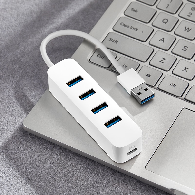 XIAOMI 4 Ports USB3.0 Hub with Stand-by Power Supply Interface USB Hub Extender Extension Connector Adapter for PC Laptop 3 XIAOMI 4 Ports USB3.0 Hub with Stand-by Power Supply Interface USB Hub Extender Extension Connector Adapter for PC Laptop 3