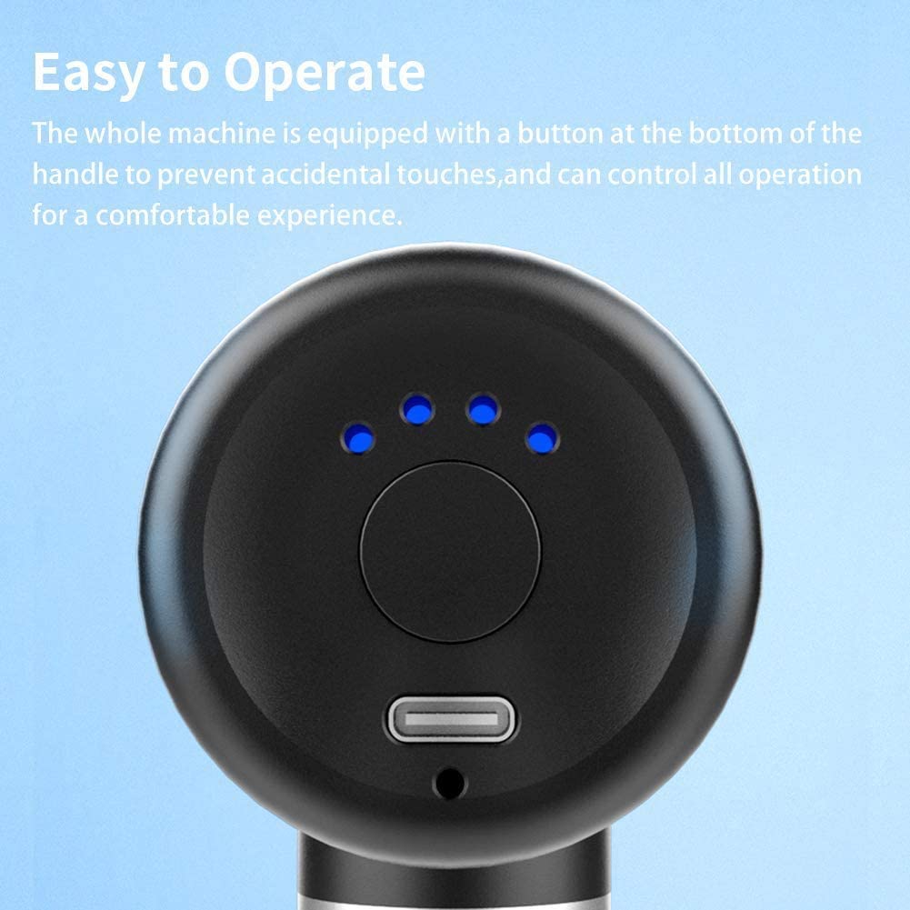 Portable Mini Massage Gun Metal Deep Tissue Massage 2