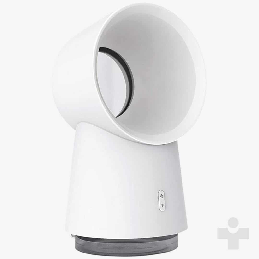 3 In 1 Mini Cooling Fan Bladeless Desktop Fan Mist Humidifier W:LED LightHandheldOutdoors USB power supply, convenient and power saving,Bladeless fan, more comfortable with natural air.