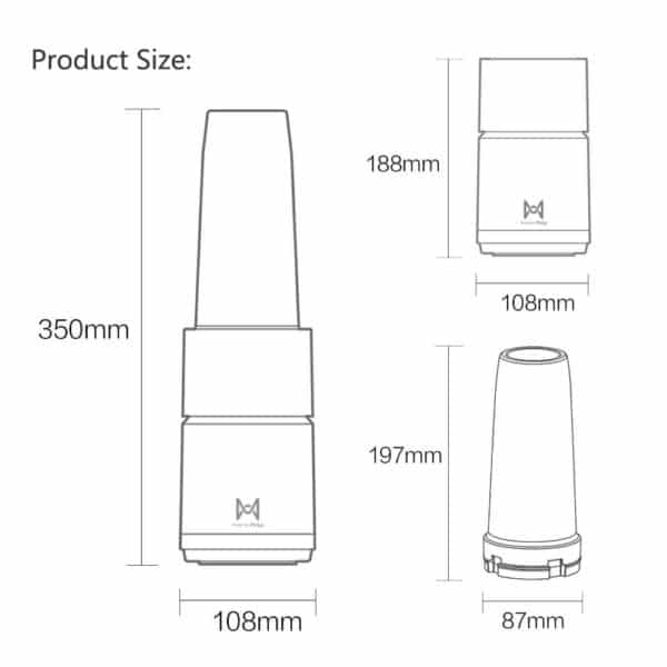 Mini Electric Fruit Juicer Fruit Squeezer 2