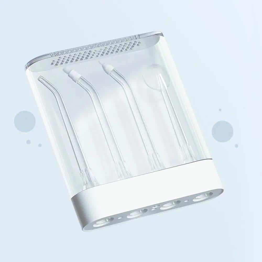 XIAOMI Mijia Smart Electric Oral Irrigator IPX7 Waterfroof Dental Water Jet Flosser 4 Modes Oral Cleaning W/4 NozzlesMemory 6 XIAOMI Mijia Smart Electric Oral Irrigator IPX7 Waterfroof Dental Water Jet Flosser 4 Modes Oral Cleaning W/4 NozzlesMemory 6