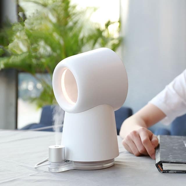 3 In 1 Mini Cooling Fan Bladeless Desktop Fan Mist Humidifier W/LED LightHandheldOutdoors 3 3 In 1 Mini Cooling Fan Bladeless Desktop Fan Mist Humidifier W/LED LightHandheldOutdoors 3