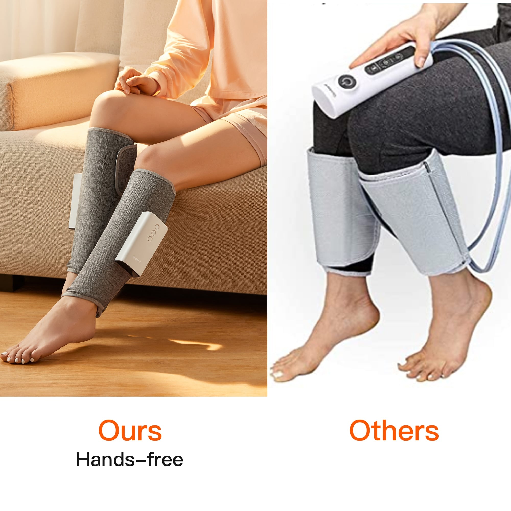 Wireless Air Compression Heated Leg Massager 5 Wireless Air Compression Heated Leg Massager 5