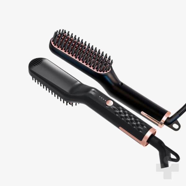 Hair Straightener Brush Men Beard Hair Straightener