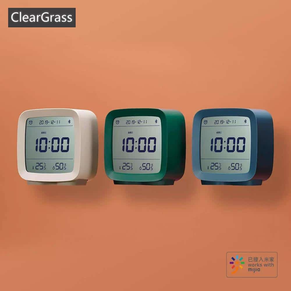Cleargrass Bluetooth Alarm Clock smart Control Temperature Humidity Display LCD 2 Cleargrass Bluetooth Alarm Clock smart Control Temperature Humidity Display LCD 2