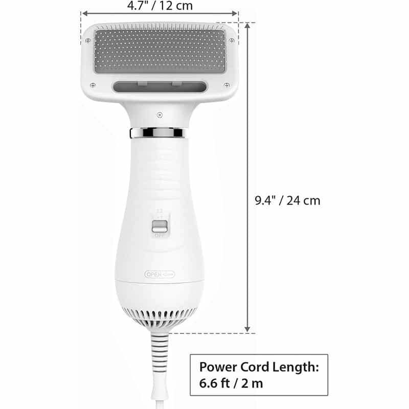 2 In 1 Dog Dryer Hair Blower Slicker Brush Adjustable Temperature Low Noise Fit Short Haired Medium Coated Pet Cats 6 2 In 1 Dog Dryer Hair Blower Slicker Brush Adjustable Temperature Low Noise Fit Short Haired Medium Coated Pet Cats 6