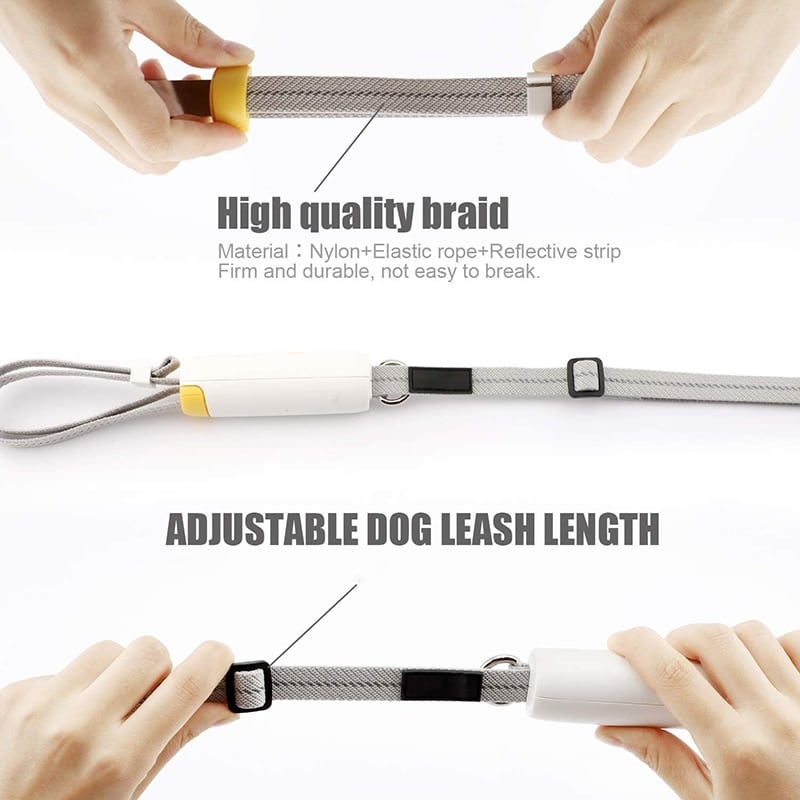 Quality Dog Leash Adjustable Reflective Comfortable Non-slip Handle Lock System Elastic Pet Leash For Small Medium Dogs 2 Quality Dog Leash Adjustable Reflective Comfortable Non-slip Handle Lock System Elastic Pet Leash For Small Medium Dogs 2