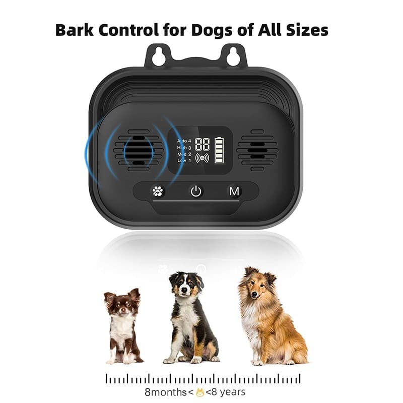 Effective Anti Barking Device Adjustable LCD Screen Ultrasonic Dog Bark Deterrent Waterproof Pet Training Up 15m 6 Effective Anti Barking Device Adjustable LCD Screen Ultrasonic Dog Bark Deterrent Waterproof Pet Training Up 15m 6