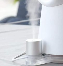 3 In 1 Mini Cooling Fan Bladeless Desktop Fan Mist Humidifier W/LED LightHandheldOutdoors 2