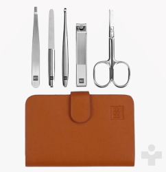 5PCS/Set Stainless Steel Nail Clipper Beauty Scissors Tweezer Curette Stainless Steel Nail Clippers Set
