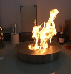 8 liter round ethanol burner outdoor Fireplace 2