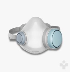 Adult Mask 4 Layer Protective One-way Valve Face Mask PM2.5 Air Pollution Mask Dustproof Breathable