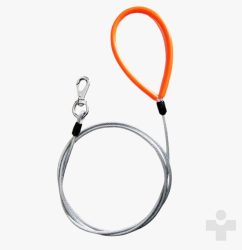 Bite Resistant Steel Wire Dog Leash Heavy Duty Comfortable Handle